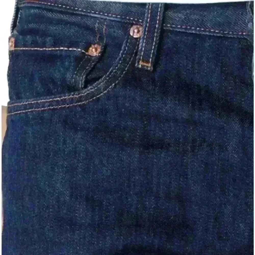 Levi’s 501 Original Stretch Button Fly Size 40x30 Dark Wash NWT - Picture 4 of 5